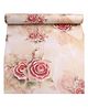 Jaamso Royals Red Rose Damask Design Self Adhesive Home Décor Wallpaper (200 cm X 45 cm)