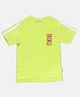 SpyBy Half Sleeves Football Printed Tee - Neon Green
