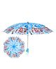 John's Umbrella  Disney Frozen  Print 2 Fold Straight Umbrella with Whistle - Multicolor