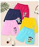 KUCHIPOO Pack Of 5 Disney Featuring   Minnie Mouse With Daisy Duck Printed Shorts - Multi Colour