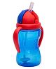Adore Sippero Sports Straw Sipper with Gravity Ball and Retractable Dust Free Cap- 300ml- Blue