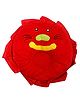 DOMENICO Baby Soft Neck Support Pillow for Head Shaping Shape Supporter Mouse Embroided Pillow - Red