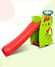 Toyplus 2 in 1 Elephant Slide with Basket Ball Hoop - Green and Red