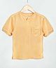 Somersault Hald Sleeves Solid Tee  - Yellow