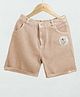 Somersault Solid Shorts - Brown