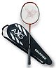 AXG New Goal Isometric Champion Tenacious Wide Body Multicolor Strung Badminton Racquet (Pack of 1)