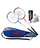 Isometric Blaster Staunch with 3 Feather Shuttles and Cover Badminton Kit