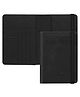 House of Quirk Passport Holder Cover Travel Wallet Organiser Passport Case Holder for Men and Women Travel Accessories-Black