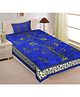 UniqChoice Pure Cotton Jaipuri Single bed sheet With 1 Pillow Cover