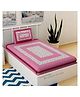UniqChoice Pure Cotton Jaipuri Single bed sheet With 1 Pillow Cover