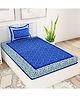 UniqChoice Pure Cotton Jaipuri Single bed sheet With 1 Pillow Cover