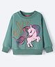 Pspeaches Full Sleeves Unicron Printed Sweatshirt - Green