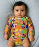 Somersault Full Sleeves Floral Printed Onesie - Multi Colour