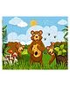 Fiddlys 54 Pcs Wood Jigsaw Puzzles for Kids & Children (Bears-54 Pcs)