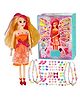 Bunie 1 Pc Cute Doll with Jewellery Making Beads for Girls  Multicolor
