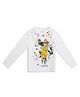 US Polo Assn Cotton Knit Full Sleeves T-Shirt with Logo Print - White