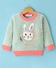 Wingsfield Full Sleeves Rabbit Embroidered Sweater - Multi Colour