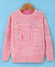 Wingsfield Full Sleeves Typography Detailed Pullover - Pink