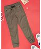 YU by Pantaloons Cotton Solid Joggers - Olive