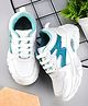 Steprite Colour Blocked Lace Up Sneakers - Green
