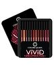 Colors Queen Vivid Matte Lip & Eye Pencil Multi-Color-A Pack of 12- 1.5g each
