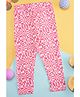 Pantaloons Junior Abstract Printed Leggings - Fuchsia