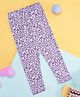 Pantaloons Junior Abstract Printed Leggings - Lilac