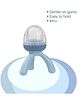 b.box Silicone Fresh Food Feeder - Ideal for Safe Feeding - Gentle on Gums with Easy to Grip & Hygienic - Lullaby Blue