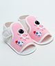 Daizy Astronaut Rocket Applique Detailed Sandals - Baby Pink