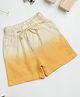 Milou Cotton Ombre  Bio Washed Shorts - Yellow