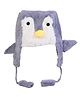 Kid-O-World Penguin Plush Designed Winter Cap - Blue