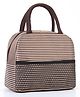 Bunie Multipurpose Insulated Travel Lunch Bag with Mesh Pocket for Men & Women  Brown