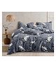 RRC Super Soft Brushed Microfiber Cotton King Size Bedsheet With 2 Pillow Cover -  Black