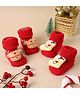 Kicks & Crawl Christmas Theme Pack Of 2 Festive Reindeer Christmas Socks - Red