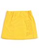 US Polo Assn Cotton Knit Above Knee Length Solid Skirt - Yellow