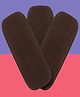 The Cheeky Kidzz Baby Adjustable 4 Layers Microfiber Microflee Bamboo Charcoal Inserts Liners Soakers Boosters For Baby Reusable Cloth Diaper Nappies Quick Dry(0-24 Months) (BLACK - PACK OF 3)