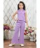 Lagorii Sleeveless Casual Co Ord Set - Lavender