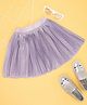Pantaloons Junior  Shimmered Skirt - Purple