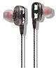 Onelife Wired Earphone With 3.5mm Jack and Dual Driver Music 5 - Black