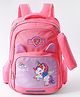 ZOE Unicorn Printed Backpack with Attached Pouch Pink - Height 15 Inches