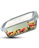 Bergner Smart Lock Borosilicate Rectangular Food Container 1.5 L