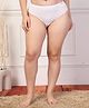 Zelena Women 95% Modal & 5% Ealstane Full Hip Coverage Maternity Panty - White