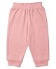 My Milestone 100% Cotton Solid Joggers - Pink