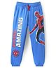 Pine Kids Marvel Terry Knit Full Length Lounge Pant With Spiderman Graphic - Blue