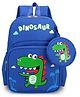 SYGA Height 12.2 Inches Kids Cute Cartoon Backpack with Coin Purse Dinosaur - Sapphire Blue