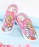 Kidsville Mattel Featuring  Barbie Printed Slip On  Shoes - Pink