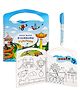 FunBlast Fun Park Theme Magic Water Painting Book with Magic Doodle Pen for Kids