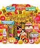 Wobbox Shubh Annaprashan Decoration Items Set which Includes Baby annaprashan Ceremony Props, Subh Annaprashan Banner, Rice Ceremony Decorations Items-(Pack of 60)