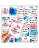 Wobbox Pregnancy Milestone Cards,  Pregnancy Journey Memorable Moments, Weeks Growth Milestone Cards, Pregnancy Gift Scrapbook Photo Keepsake - (Pack of 18 Pieces)