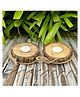 Sow and Grow Set of 2 Premium Tree Bark Tealight Holders: Diwali Special